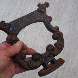 Ornate Cast Iron Garden Boot Scrape, 1930&#39;s Boot Scrape, FREE SHIPPING!!
