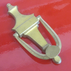 Vintage Brass Door Knocker, Front Door Knocker, Salvaged Door Hardware, FREE SHIPPING!!