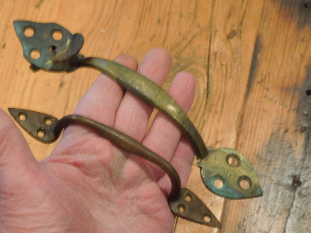 Antique Brass Handles Thumb Latch Door Handle Antique Door Etsy