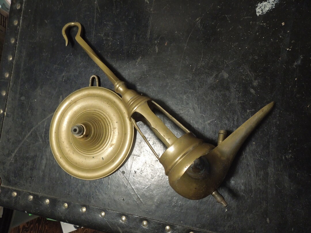 Brass Greek Olive Oil Hanging Lamp Whales Oil Lamp Middle Etsy