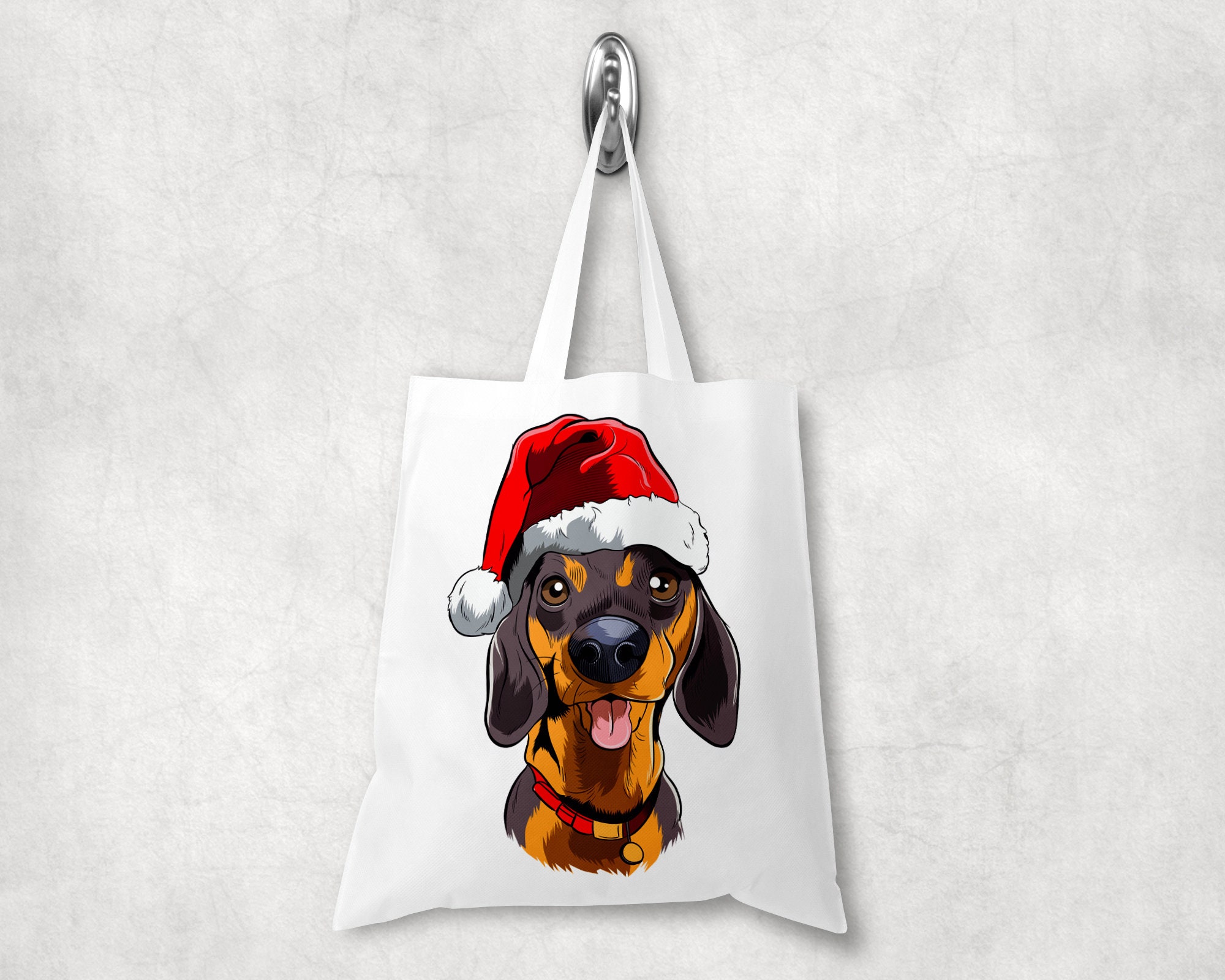 Carrying Bag Tote Bag With Dachshund Rough Hair Dachshund Dog Etsy