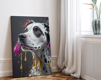 Dalmatian Dog - Canvas - Mural Wall Art Home Decor Print Picture Pet Lovers