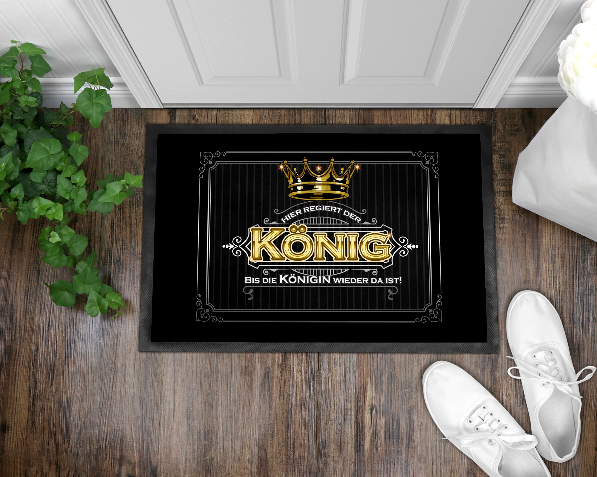 Hier regiert der König bis die Königin wieder da ist Etsy.de