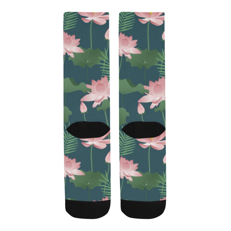 Socks with lotus flower Buddha Asia