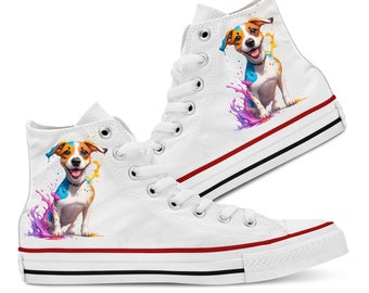 Sneaker Schuhe - Jack Russell Terrier Hundebesitzer Hunde - Hundemama - weiß für Frauen und Männer