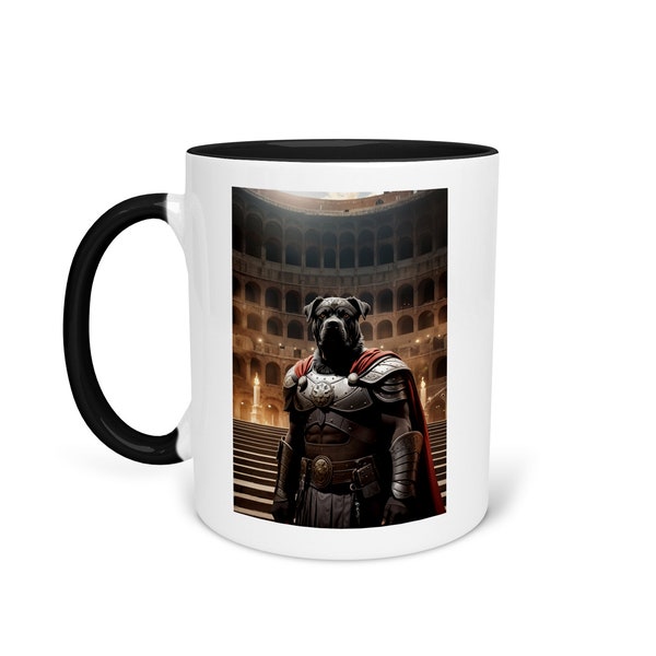 Cane Corso Tasse Hund - Hundebesitzer - Kolosseum Gladiator Kaffeetasse Kaffeebecher - Beidseitiger Druck