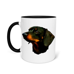 Dachshund Teckel Cup Dog - Dog owner - Dog breed - Saying - Gift - Coffee cup Coffee cup - Double-sided pressure