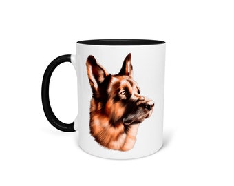 German Shepherd Cup Dog - Dog Owner - Dog Breed - Saying - Gift - Coffee Cup Coffee Mug - Double-sided Print
