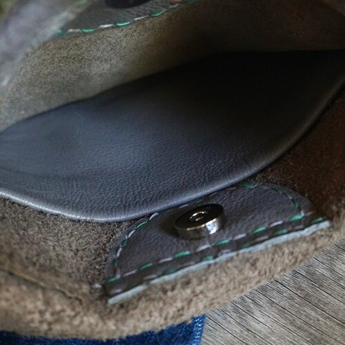 Handmade Leather Feather Purse shops