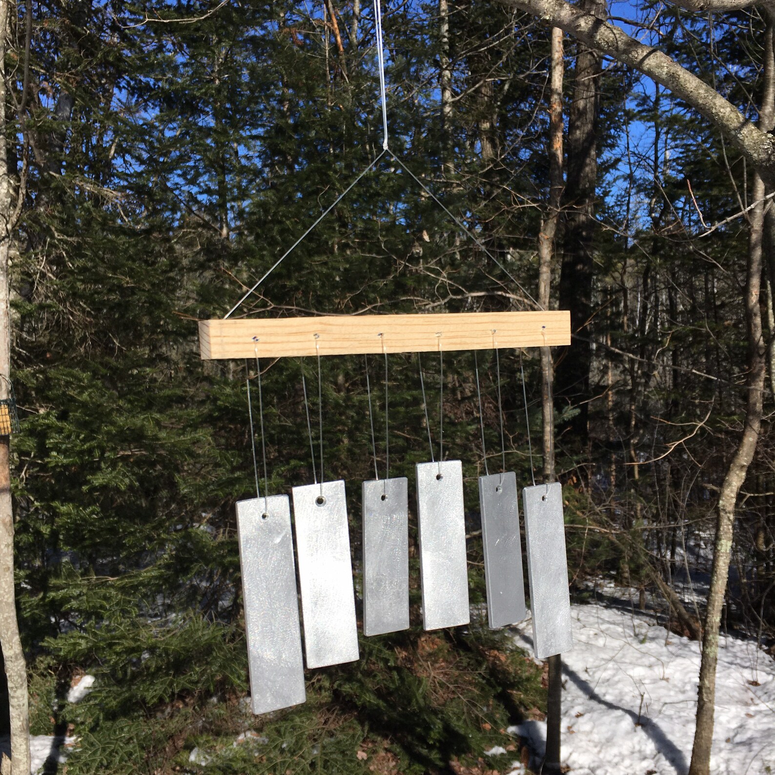 Wind Chime Xylophone Style six note Weatherproof Etsy