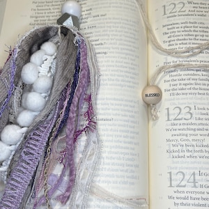 Custom Bible Tassel Bookmark, Bible Tassle,Custom Tassel Bookmark, Bible Bookmark, Lace Bookmark, Book Lover Gift, Christian Tassel