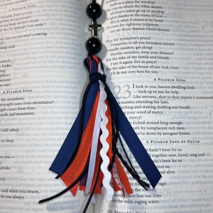 Custom Bible Tassel Bookmark or Car Rear View Mirror Hanger, Bible Tassle,Custom Tassel Bookmark, Christian Car Accessory, Bible Bookmark,