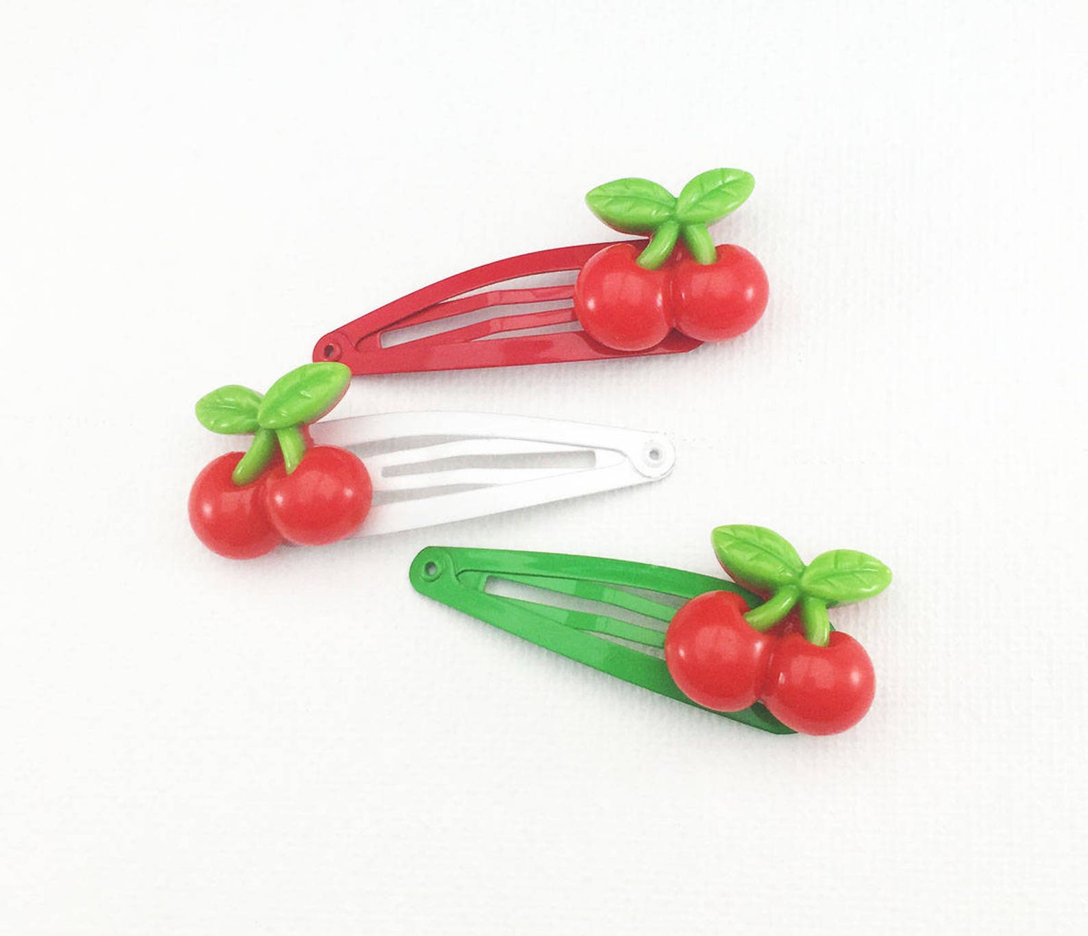 Girls Hair Clips Cherry Hair Clips Toddler Girl Hair Clip Etsy