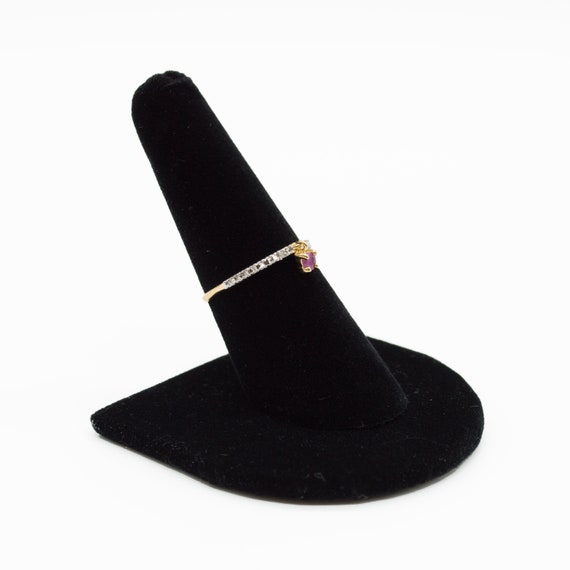 Dangling Ruby Lady's Ring - image 2