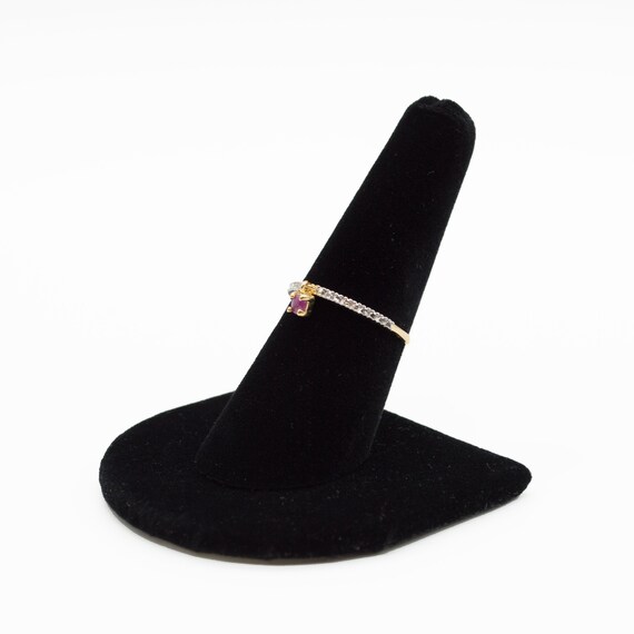 Dangling Ruby Lady's Ring - image 3