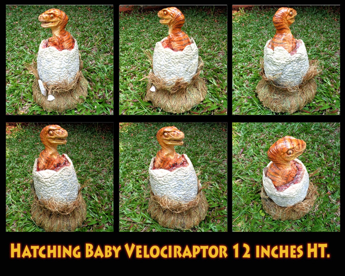 velociraptor hatching jurassic park
