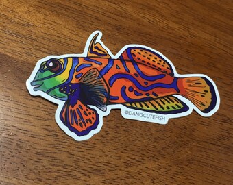 mandarin fish etsy