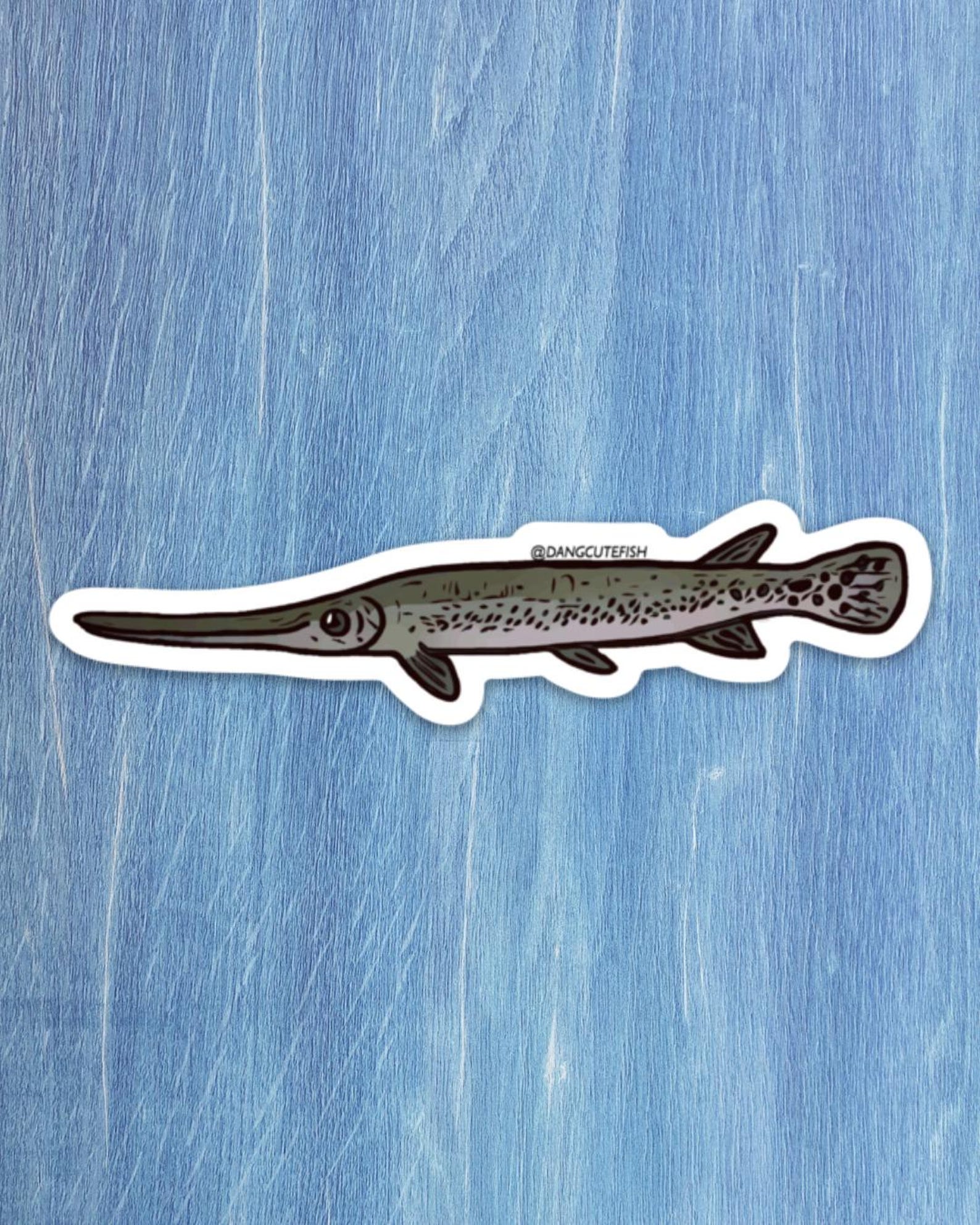 Longnose Gar Sticker, Sportsman Sticker, Longnose Gar Gift - Etsy