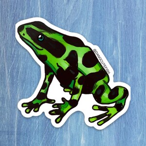 Dart Frog Sticker - gift, aquarist, herpetologist, Amphibian, Reptile Keeper, Herp, Dendrobates