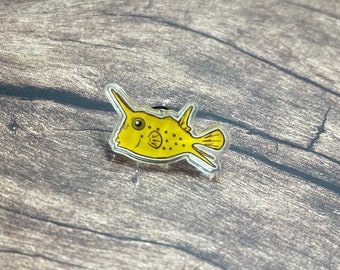 semilarvatus butterflyfish Pin - semilarvatus pin, aquarist gift, butterflyfish gift, aquarist pin