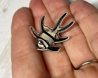 Banggai Cardinalfish Pin - rif pin, aquariaan cadeau, Cardinalfish cadeau, aquariaan pin, aquarium pin, Aquacultuur