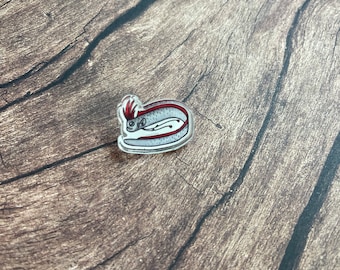 Oarfish Pin - vispin, aquariaan cadeau, oarfish cadeau, aquariaan pin, mariene biologie