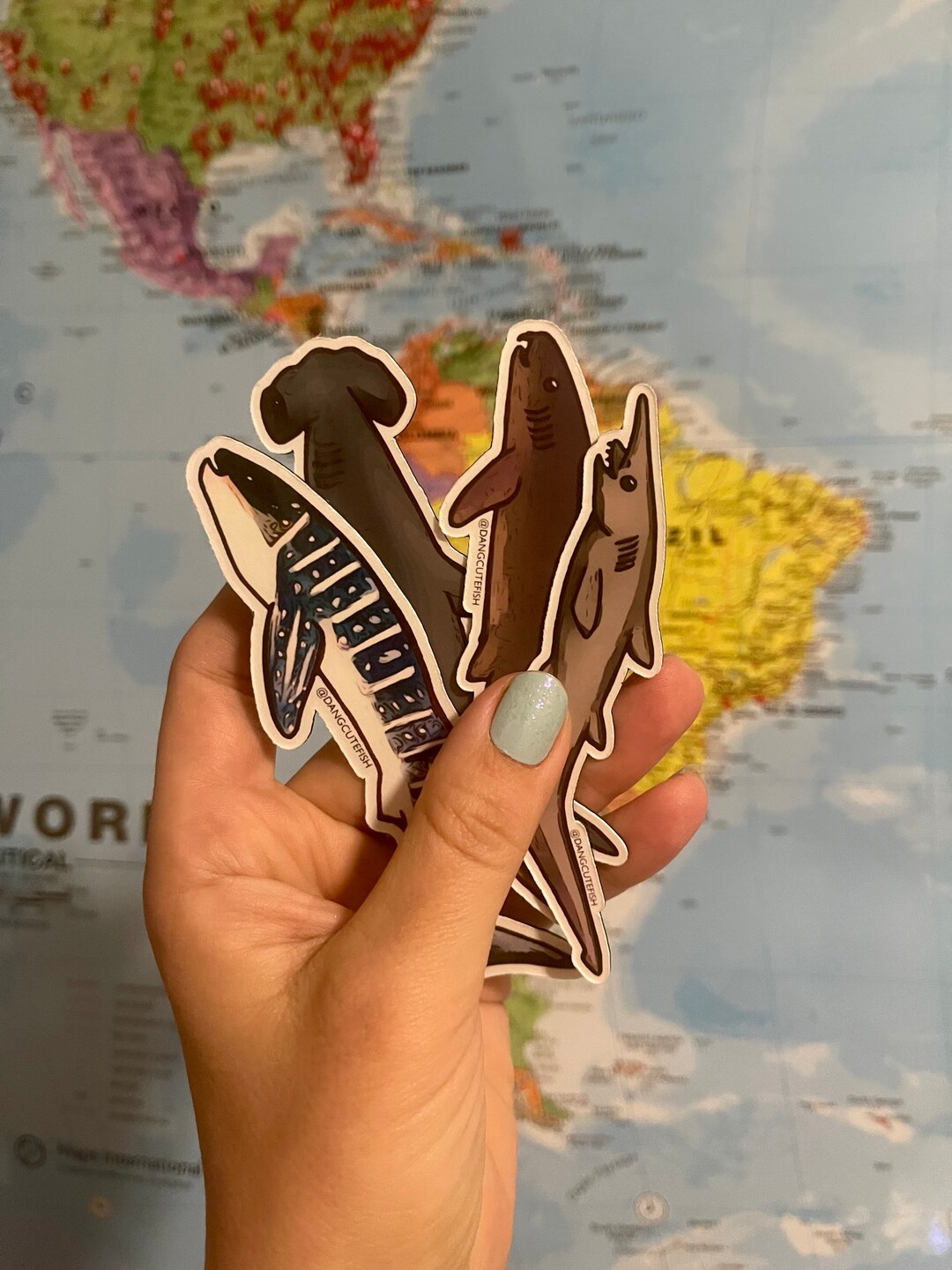 Set Big Sharks Set 2, Whale Shark, Nurse Shark, Great Hammerhead