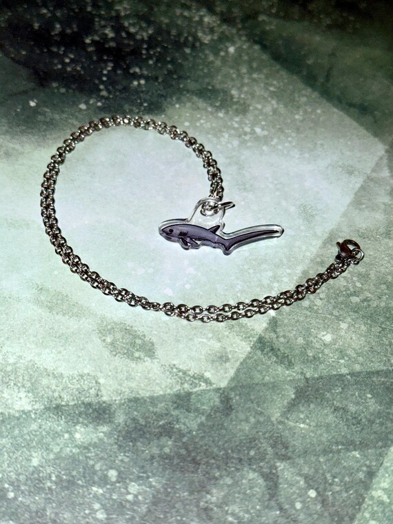 Thresher Shark Necklace - Elasmobranch Jewelry, Aquarium Jewelry