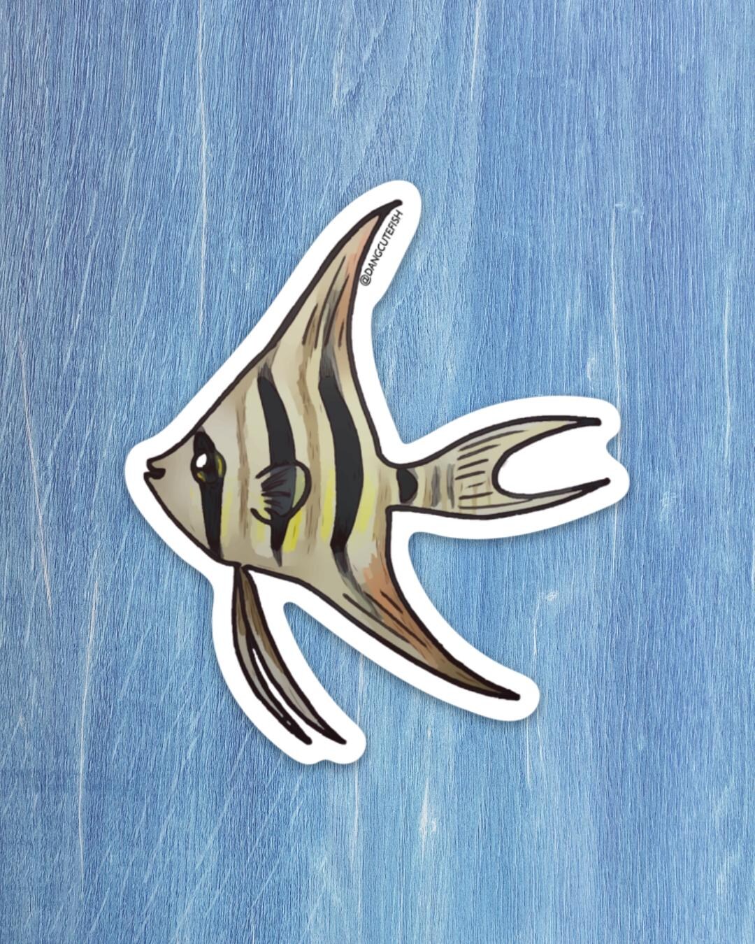 Altum Angelfish Sticker, Freshwater Angelfish Sticker, Freshwater ...