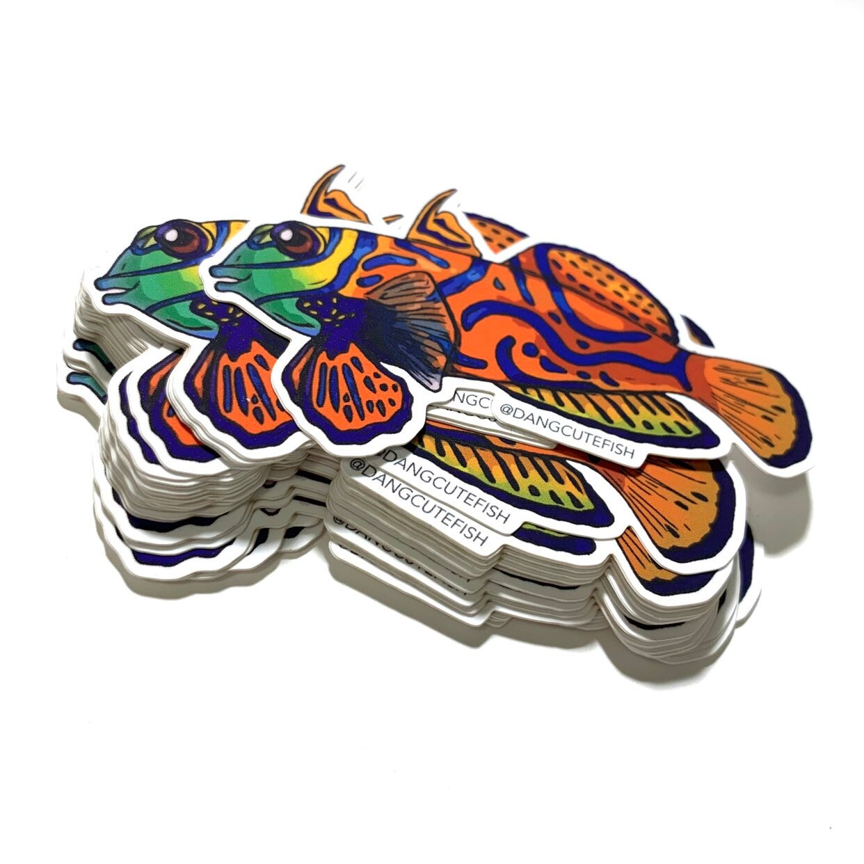 Mandarin Dragonet Sticker - Great Gift for an Aquarist, Ocean Lover, or ...