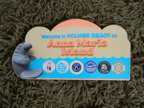 Anna Maria Island Sign Photo on Wood - Etsy