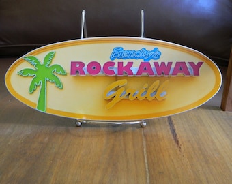 Frenchy's Rockaway Grill Sign - Photo on Wood