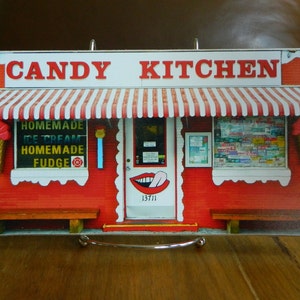 Candy Kitchen Sign - Photo on Wood