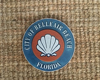 City of Bellair Beach Florida Sign - Photo on Wood