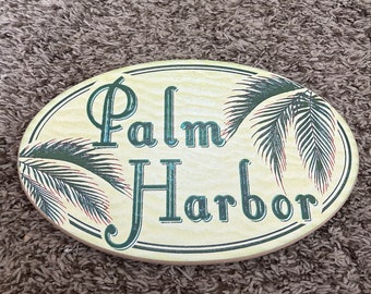 Palm Harbor  - Photo on Wood