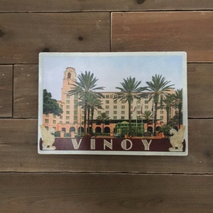 Vinoy Hotel Sign - Photo on Wood