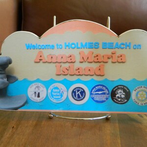 Anna Maria Island Sign - Photo on Wood - Etsy
