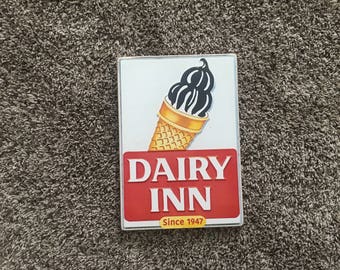 Dairy Inn Sign - Photo on Wood
