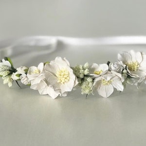 Spring Crush Crown, Flower Crown, Festival Crown, Flower headband, flower wreath, flower girl hair, Bridesmaid Flowers, Bridal wreath, Roses image 5