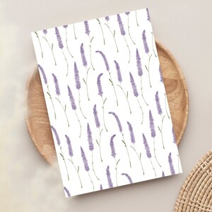 Lavender Watercolour birthday cards- Cottagecore cards for special occasions - Floral Handmade Watercolour cards, pink sympathy card