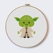 Buy 2 Get 1 Free Star Wars Yoda - modern cross stitch pattern - perfect for beginners - PDF format - instant download