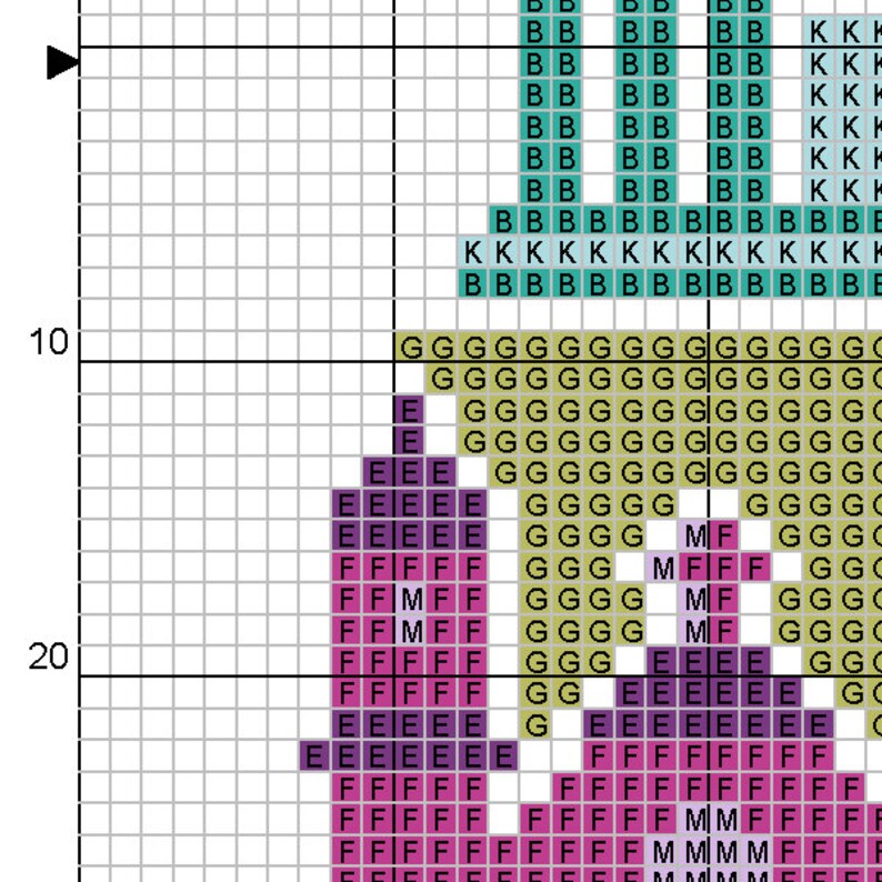 Rome Modern Cross Stitch Pattern PDF Format Instant Etsy