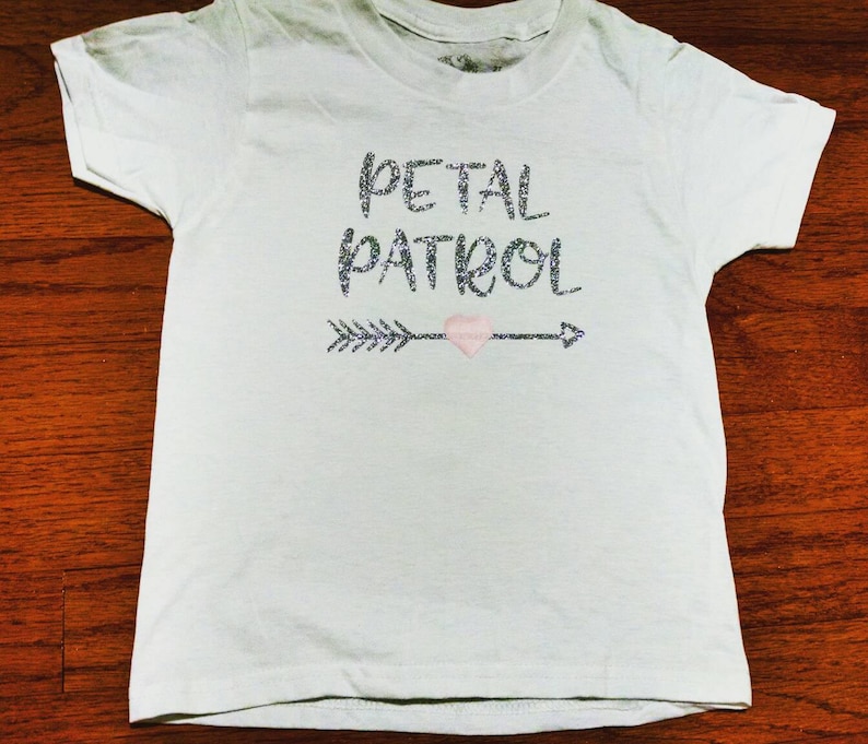 Petal Patrol Flower Girl Onesie or Toddler Tee Etsy