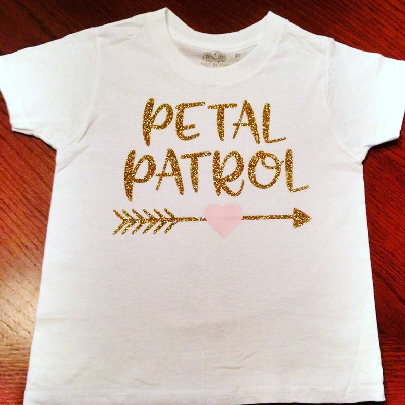 Petal Patrol Flower Girl Onesie or Toddler Tee Etsy