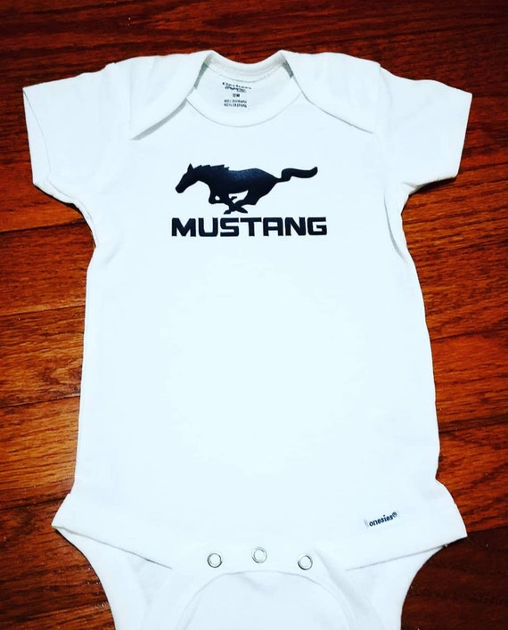 mustang onesie