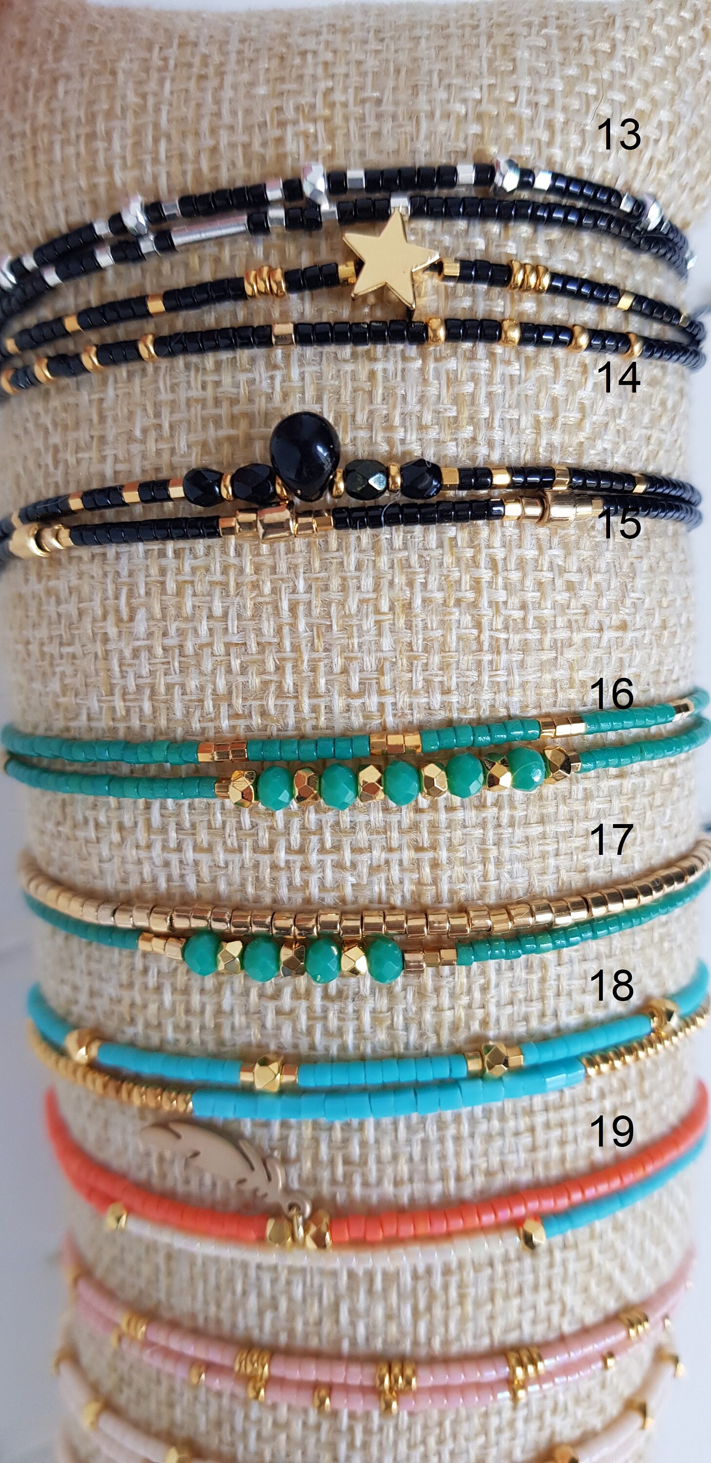 Double bracelet in miyuki beads | Etsy