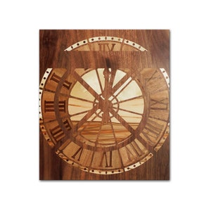 Musée d&#39;Orsay marquetry woodworking decor