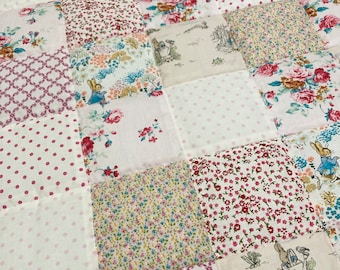 Handmade patchwork baby quilt Handmade by Mum&me