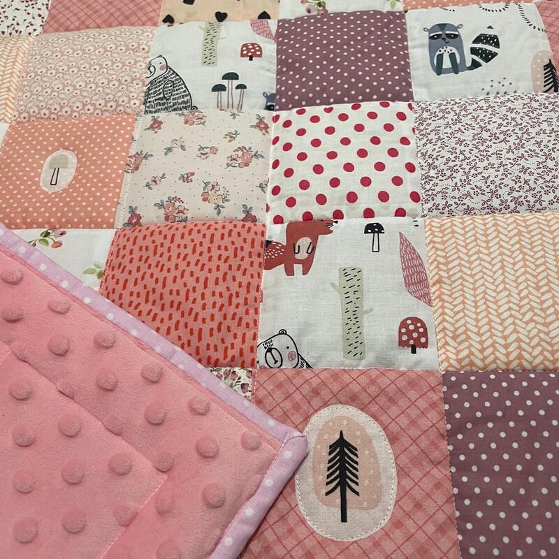 Baby Patchwork Quilt Etsy