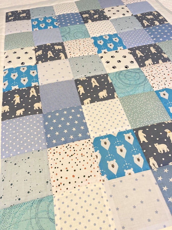 Lit bébé ours en peluche 140x70 avec tiroir, matelas et sommier à